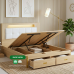Aura with Under Storage Double size bed frame