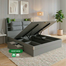 Jarvis with Under Storage Queen size bed frame