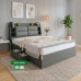 Jarvis with Under Storage Queen size bed frame