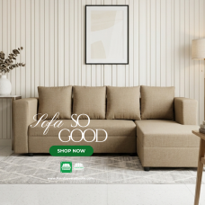 Venus Lshape sofa Linen Oatmeal Beige Venus Lshape sofa Linen Oatmeal Beige