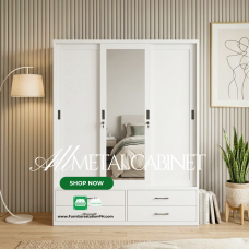 Bologna Three Door All-Metal Wardrobe Cabinet Bologna Three Door All-Metal Wardrobe Cabinet