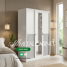 Cresta All Sliding All Metal Wardrobe Cabinet Cresta All Sliding All Metal Wardrobe Cabinet