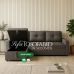 Athens L-Shape Sleeper Sofa Bed with hidden storage