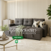 Athens L-Shape Sleeper Sofa Bed with hidden storage