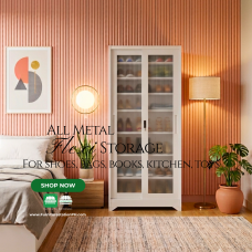 Linea Textured Acrylic Door All Metal Flexi Storage (Shoes Bags Books Toys Kitchen) Linea Textured Acrylic Door All Metal Flexi Storage (Shoes Bags Books Toys Kitchen)
