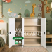 Jackie All Metal Midi Wardrobe Cabinet (Best for childrens clothes) Jackie All Metal Midi Wardrobe Cabinet (Best for childrens clothes)