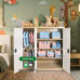 Jackie All Metal Midi Wardrobe Cabinet (Best for childrens clothes) Jackie All Metal Midi Wardrobe Cabinet (Best for childrens clothes)