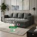 Venus Lshape sofa Linen Dark Gray(Left Chaise) Venus Lshape sofa Linen Dark Gray(Left Chaise)