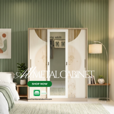 Bellini All Metal Wardrobe Cabinet