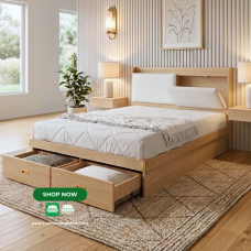 Alto with Under Storage Double size bed frame