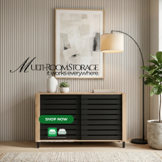 Metro Two-Tone Storage Console Metro Two-Tone Storage Console