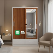 Bruce All Metal Two Door Sliding Door Cabinet