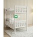 Aaron Single size Bunk Bed in White