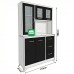 Elite Multi-Pantry All Metal Cabinet