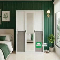 Cresta All Sliding All Metal Wardrobe Cabinet