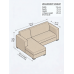 Venus Lshape sofa Linen Oatmeal Beige