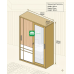 Justin All Metal Two Door Sliding Door Cabinet Justin All Metal Two Door Sliding Door Cabinet