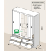 Bologna Three Door All-Metal Wardrobe Cabinet