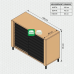 Metro Two-Tone Storage Console Metro Two-Tone Storage Console