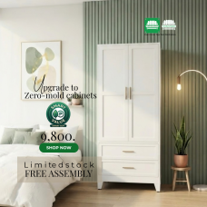 Kate Two Door Modern All Metal Cabinet
