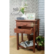 Bed side table in Mahogany finish