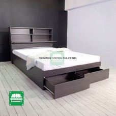 Queen  size bed with Headboard storage