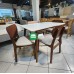 Justin Dining set for Four Walnut Color