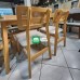 Caseo Rattan Back Dining set for Six Light Oak Color