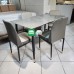 Celestia Dining set in Sinistered stone table for Four (4) Celestia Dining set in Sinistered stone table for Four (4)