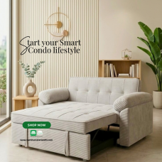 Andrea Smart Space-Saving Pull-Out Sofa Bed