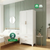 Kate Two Door Modern All Metal Cabinet