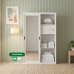 Aero Premium White All Metal  Sliding Door Wardrobe