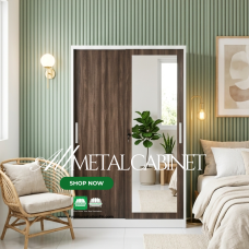 Alex All Metal Wardrobe Cabinet