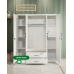 Sterling White All Metal Cabinet 