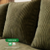 Venus Lshape sofa Suede Olive green Venus Lshape sofa Suede Olive green