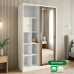 Balthazar Two Tone color All Metal Wardrobe Cabinet