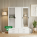 Bologna Three Door All-Metal Wardrobe Cabinet Bologna Three Door All-Metal Wardrobe Cabinet