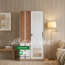 Serina 90 All Metal Wardrobe Cabinet Serina 90 All Metal Wardrobe Cabinet
