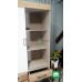 Asher Sliding Two Tone Wardrobe Cabinet with Easy Pull Drawers