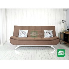 Azeera Double size Sofa Bed in Brown color fabric
