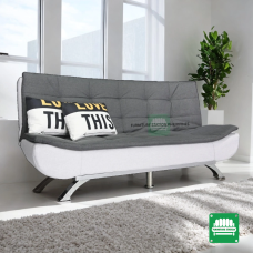 Andover Double size Sofa bed in Gray and Light gray fabric