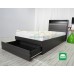 Belmont Single size bed frame with storage