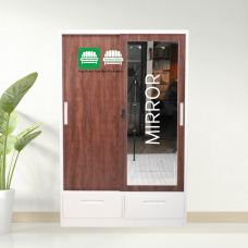Bruce All Metal Two Door Sliding Door Cabinet