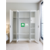 Marcus Large  All Metal Compact Cabinet with Two Full size Mirror