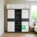 Baron LARGE SIZE Wardrobe Cabinet with Removable Top Storage