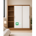 Lori  Minimalist Large Four Door Sliding Wardrobe Cabinet