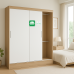 Lori  Minimalist Large Four Door Sliding Wardrobe Cabinet