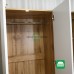 Adam Compact Wardrobe with Drawers Two tone color