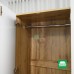 Adam Compact Wardrobe with Drawers Two tone color