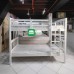 Aaron Single size Bunk Bed in White